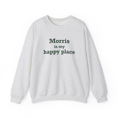 Morris is My Happy Place Unisex Heavy Blend™ Crewneck Sweatshirt