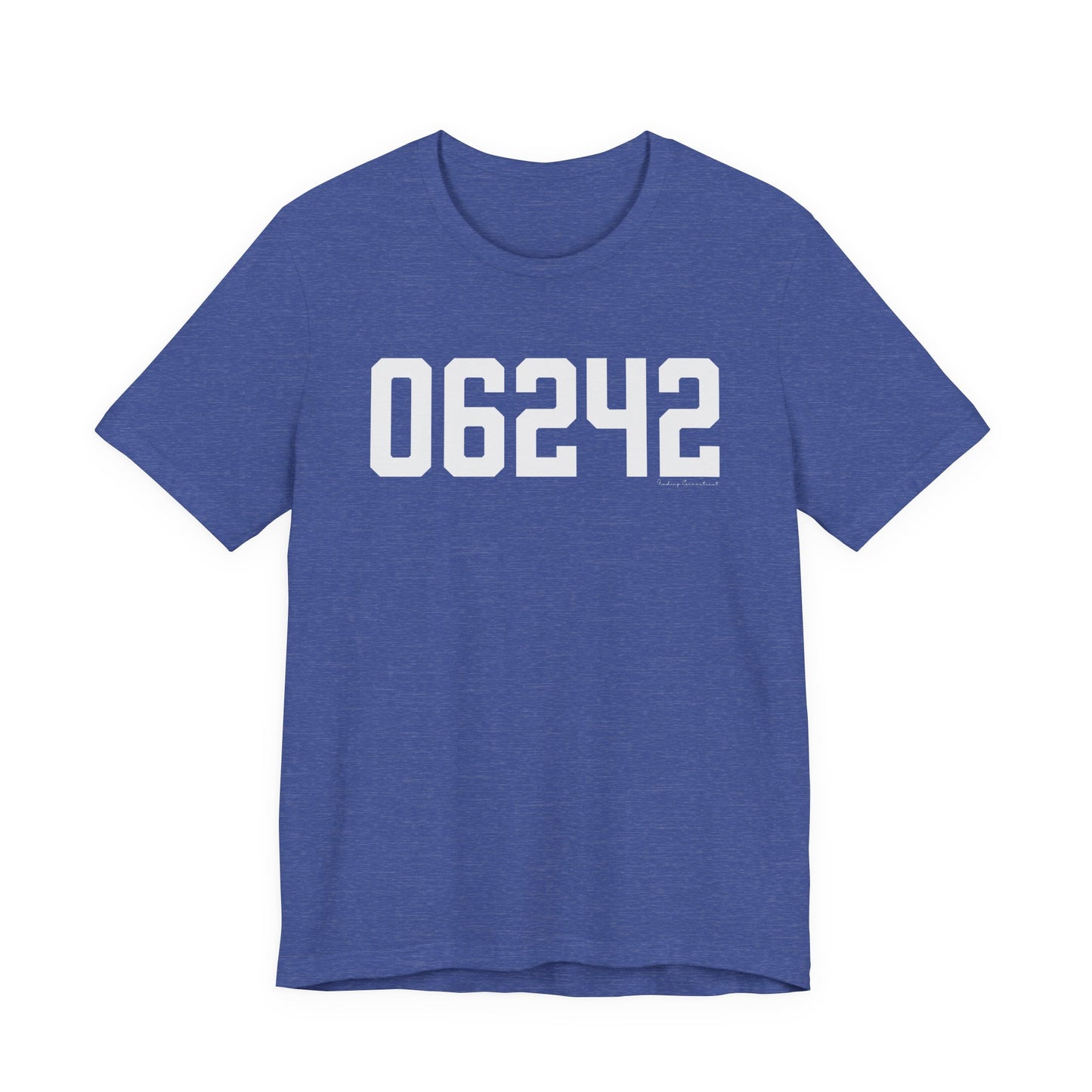 06242 Eastford CT Zip Code Unisex Jersey Short Sleeve T-Shirt