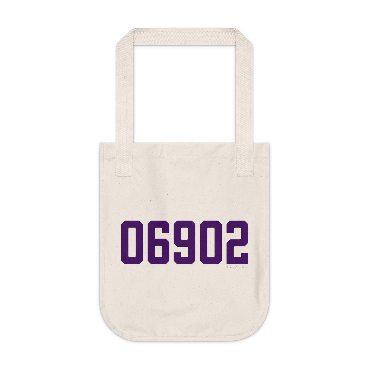 06902 Stamford Connecticut Zip Code Organic Canvas Tote Bag