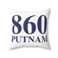 860 Putnam Spun Polyester Square Pillow