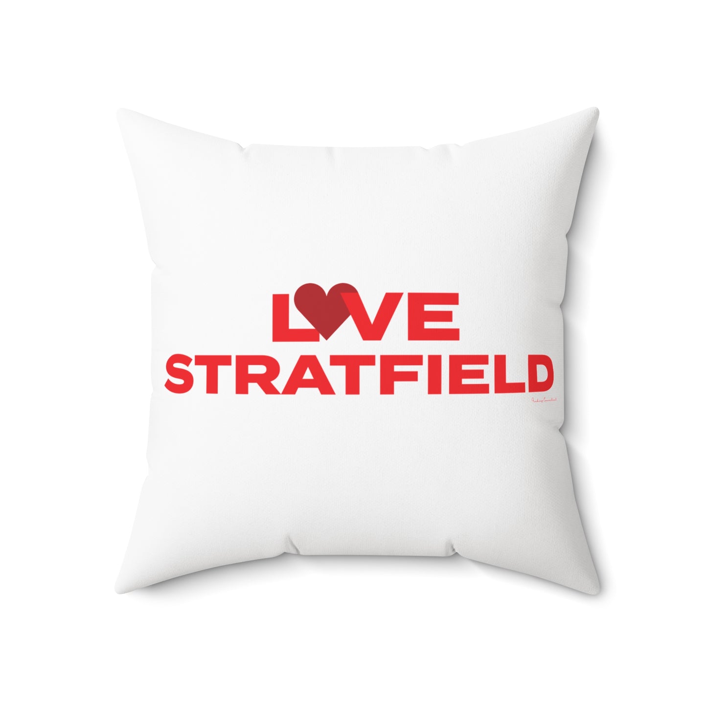 Love Stratfield Spun Polyester Square Pillow