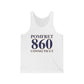 Pomfret 860 Connecticut Unisex Jersey Tank Top