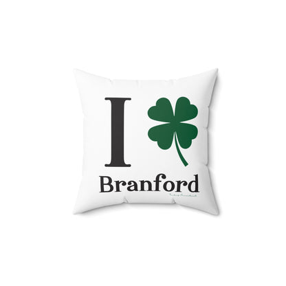 I Clover Branford Spun Polyester Square Pillow