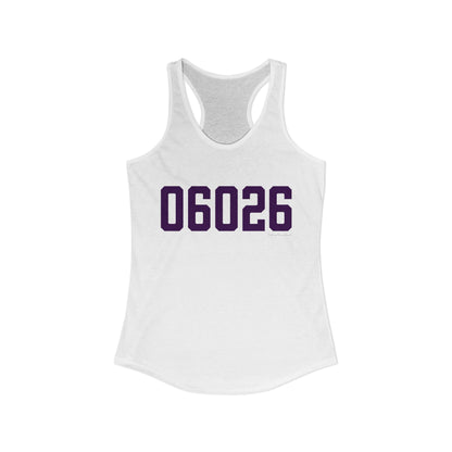 06026 East Granby Connecticut Zip Code Women's Ideal Racerback Tank Top