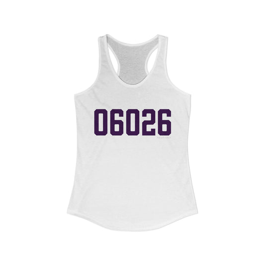06026 East Granby Connecticut Zip Code Women's Ideal Racerback Tank Top