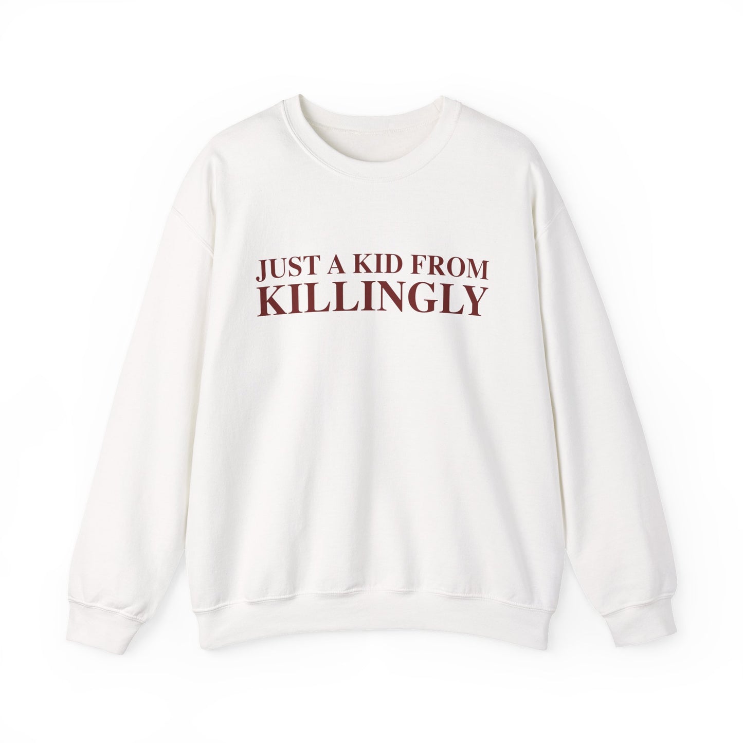 Just a kid from Killingly Unisex Heavy Blend™ Crewneck Sweatshirt
