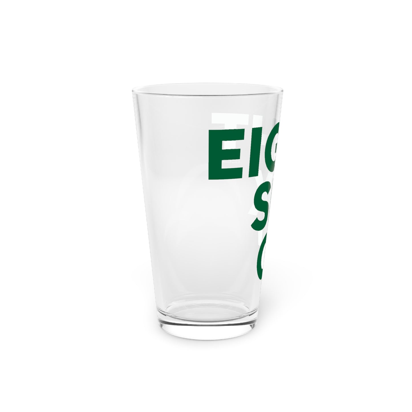 Eight Six O’ Pint Glass, 16oz  Lucky Green – St. Patrick’s Day