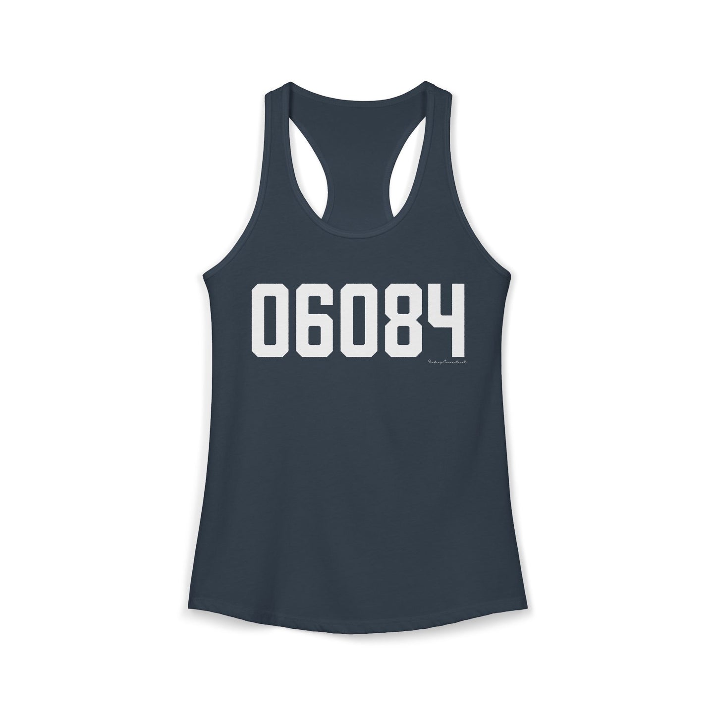 06084 Tolland CT Zip Code Women's Ideal Racerback Tank Top