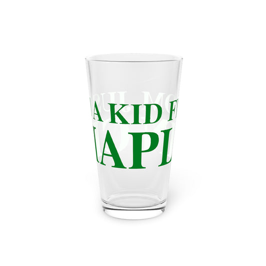 Just a kid from Chaplin Pint Glass, 16oz