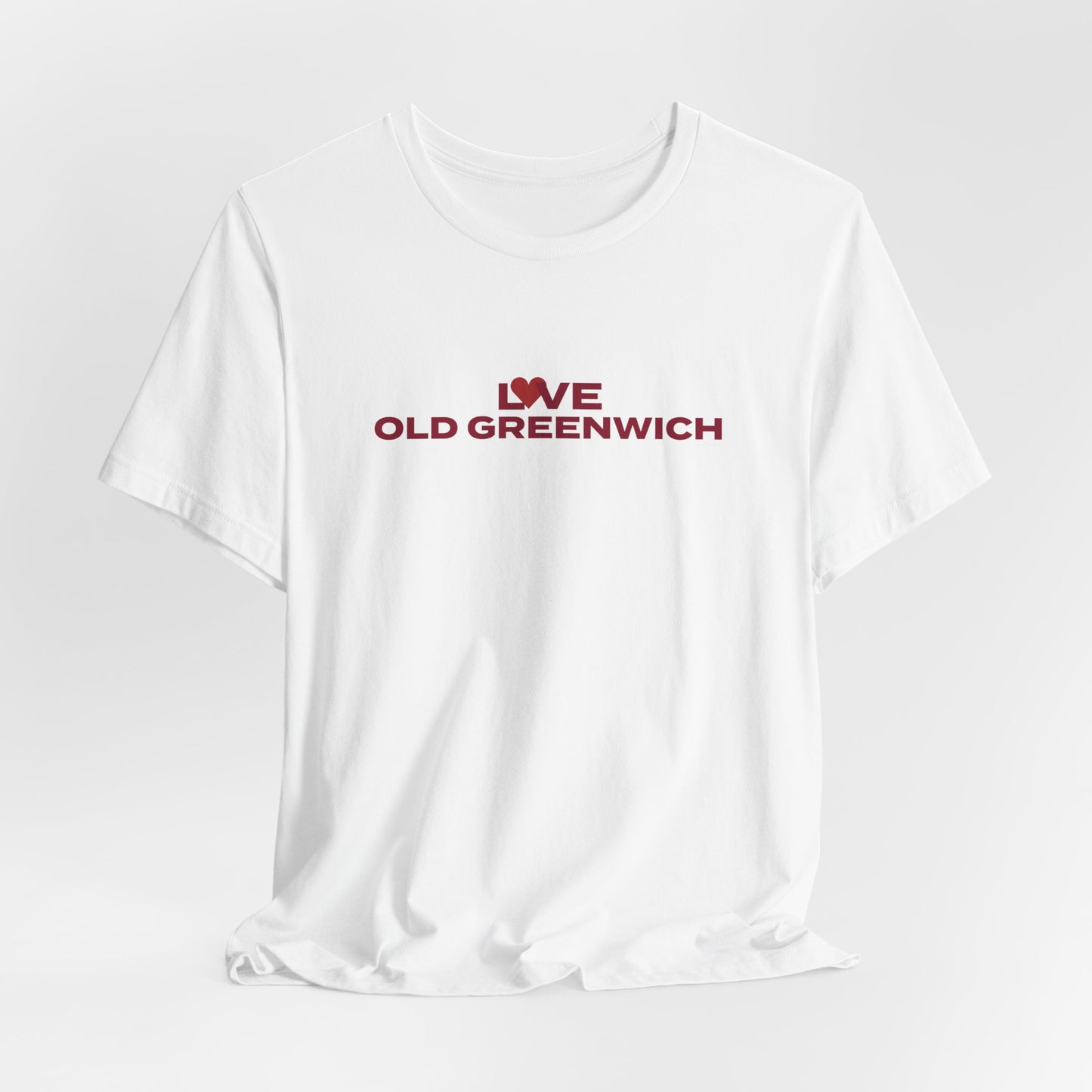 Love Old Greenwich Unisex Jersey Short Sleeve T-Shirt