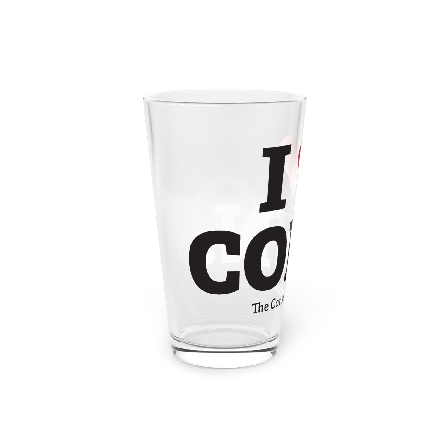 I Heart CONN. Pint Glass, 16oz