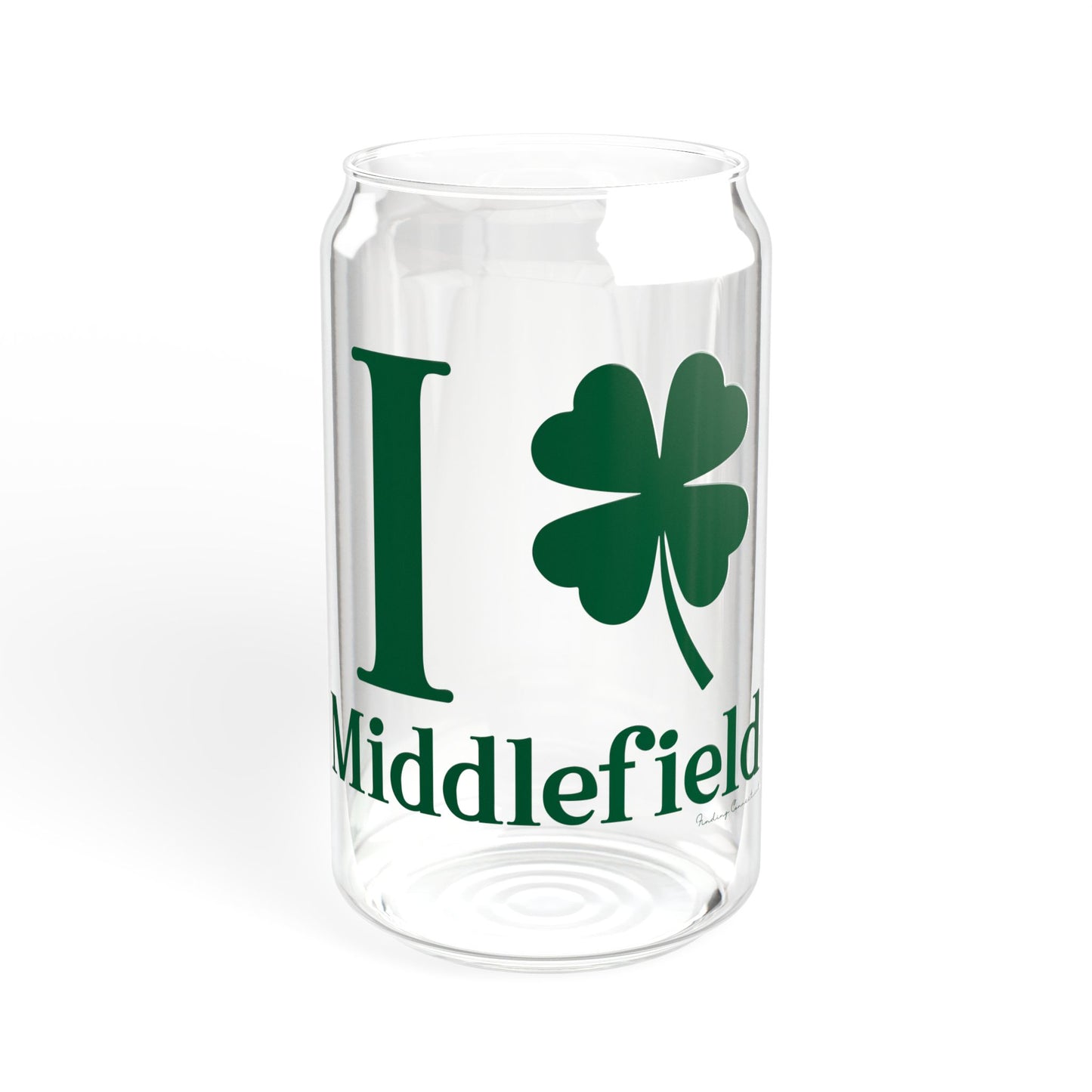 I Clover Middlefield Sipper Glass, 16oz