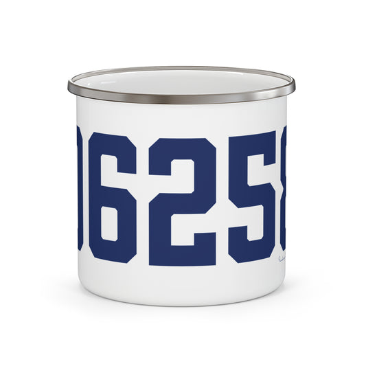 06258 Pomfret Connecticut Zip Code Enamel Camping Mug