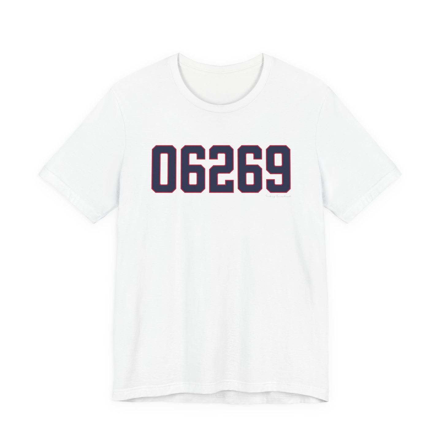 06269 Storrs Connecticut Zip Code Unisex Jersey Short Sleeve T-Shirt