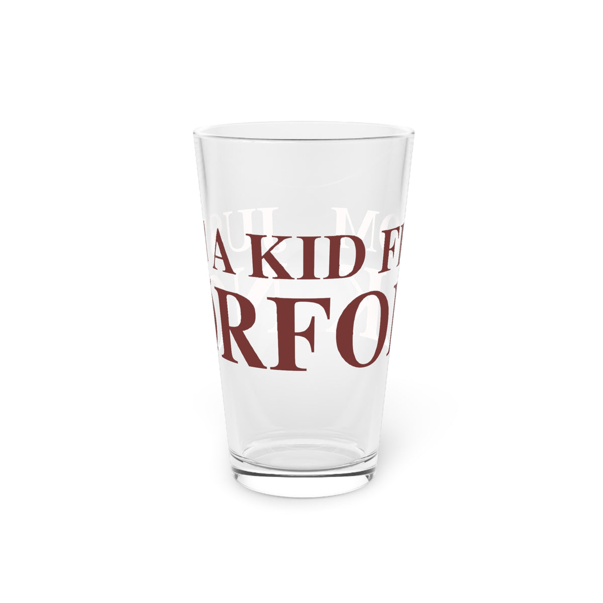 Just a kid from Norfolk Pint Glass, 16oz