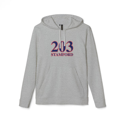 203 Stamford Red, White & Blue adidas Unisex Fleece Hoodie