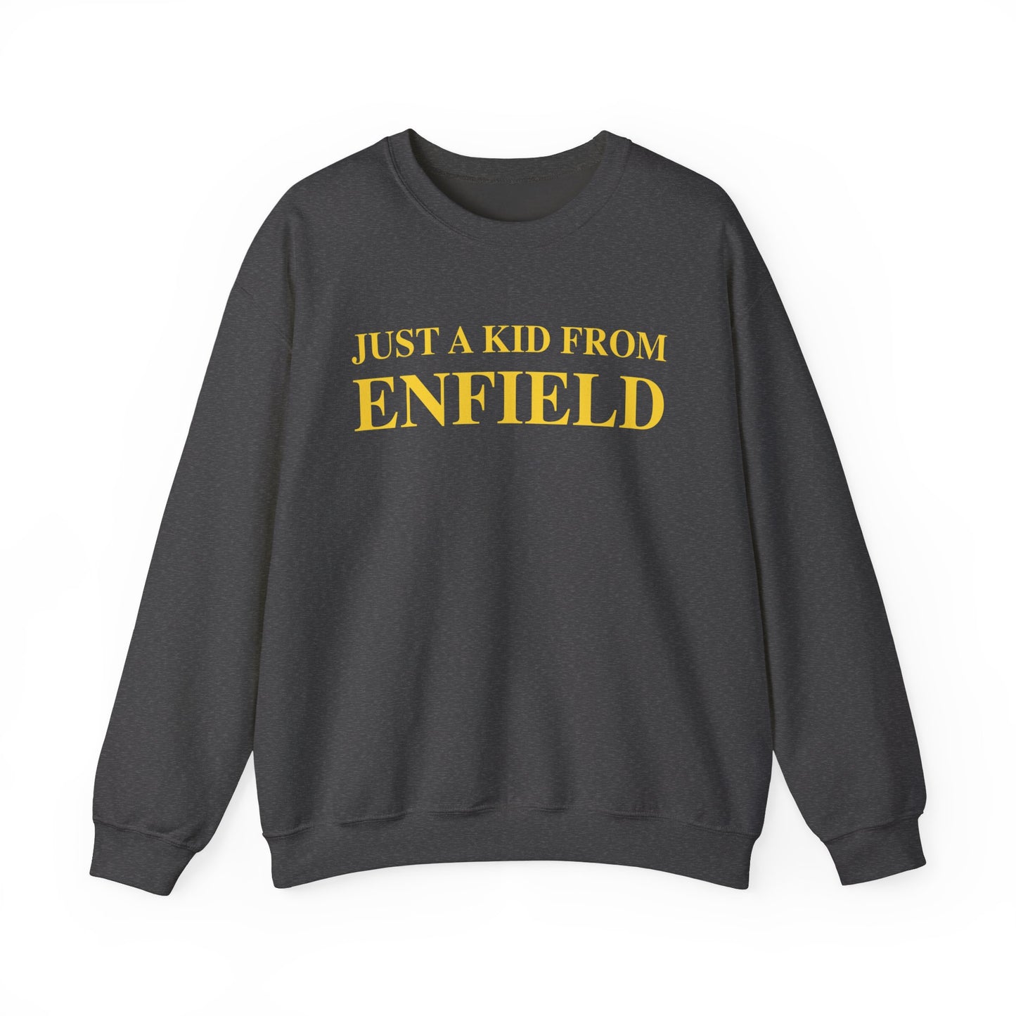 Just a kid from Enfield Unisex Heavy Blend™ Crewneck Sweatshirt