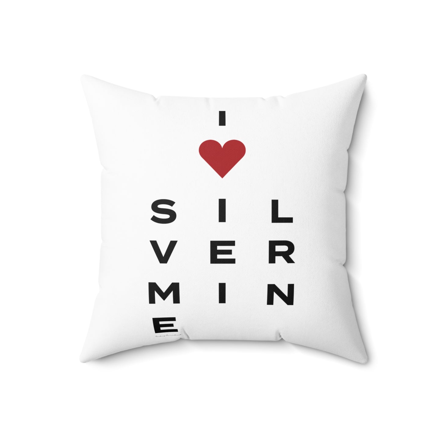 Silvermine Vision Spun Polyester Square Pillow