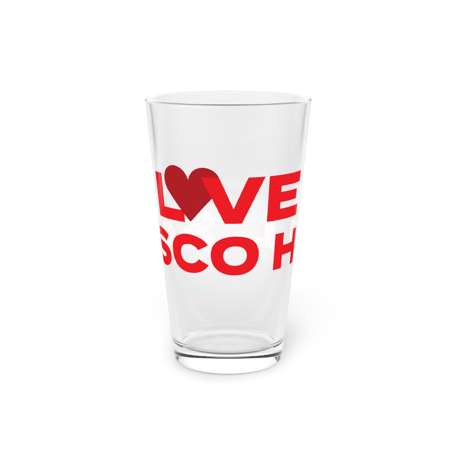 Love Sasco Hill Pint Glass, 16oz