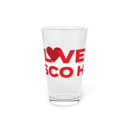 Love Sasco Hill Pint Glass, 16oz