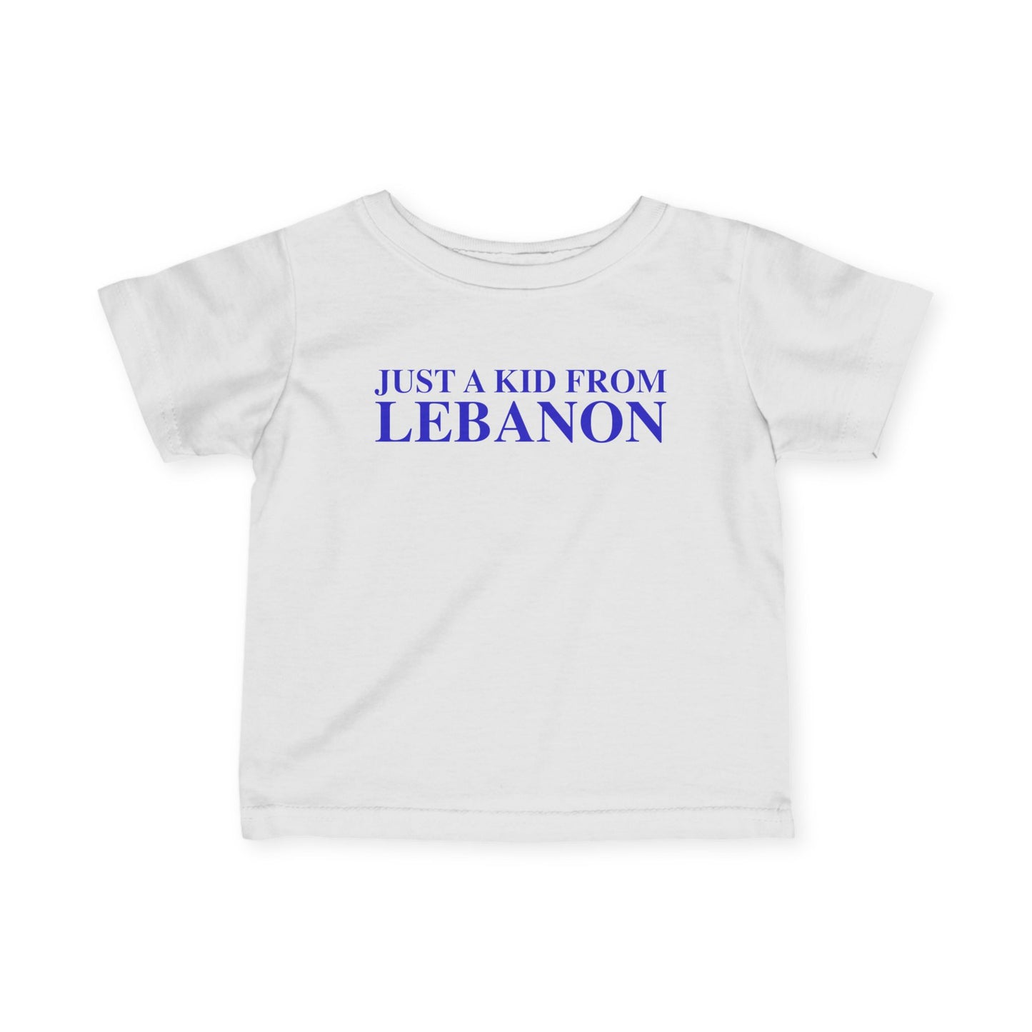 Just a kid from Lebanon Infant Fine Jersey T-Shirt