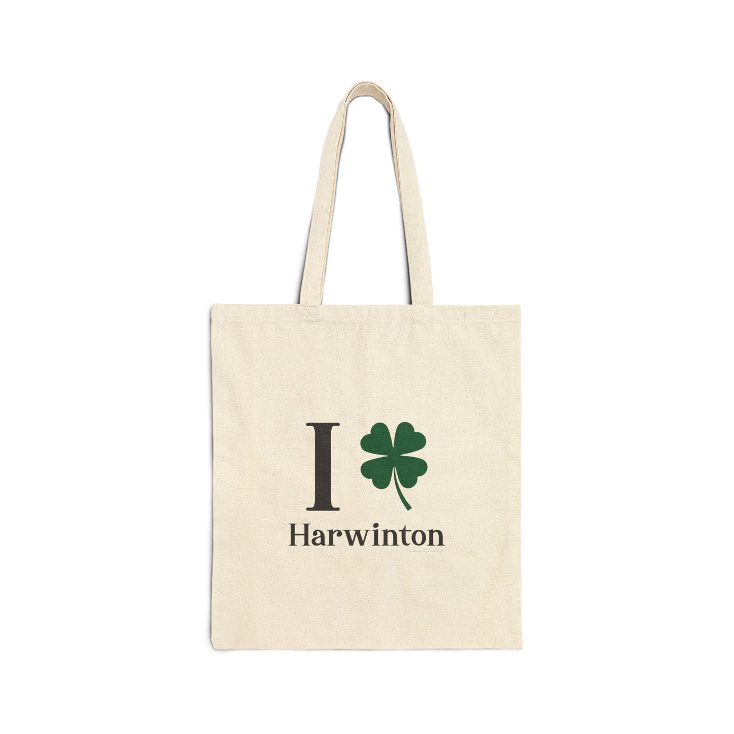 I Clover Harwinton Cotton Canvas Tote Bag