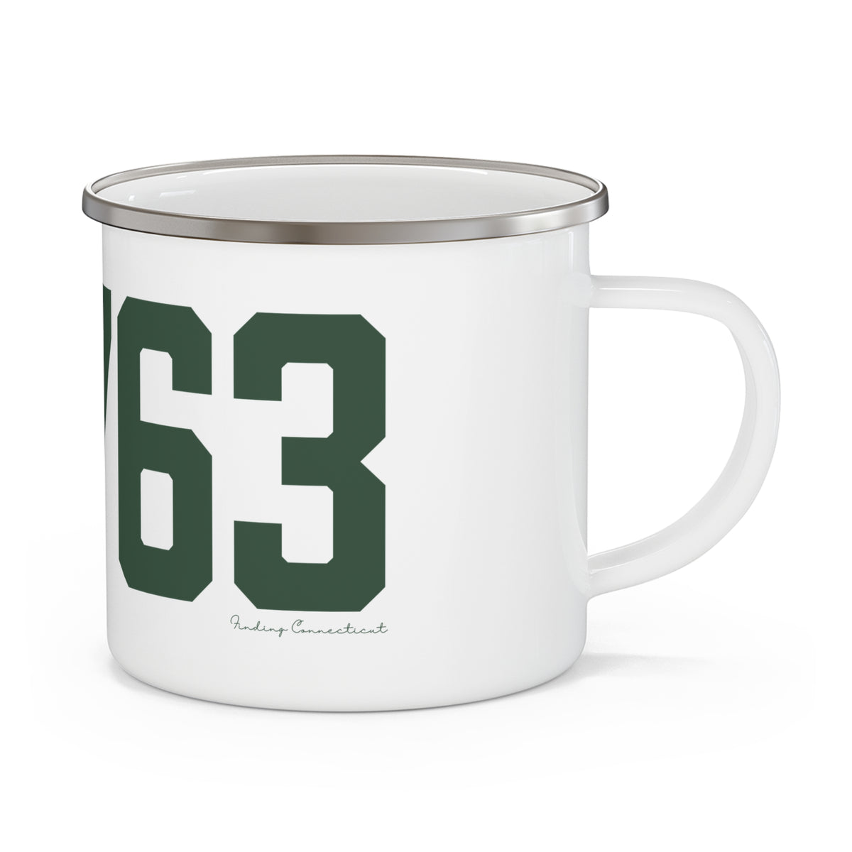 06763 Morris Connecticut Zip Code Enamel Camping Mug