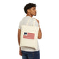 Seymour Connecticut Flag Cotton Canvas Tote Bag
