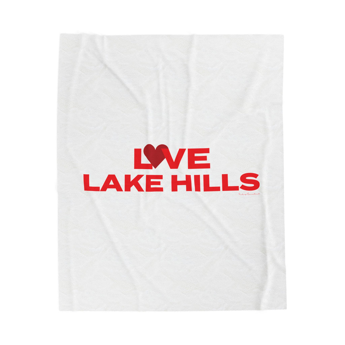Love Lake Hills Velveteen Plush Blanket
