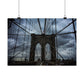 In the middle of the bridge Matte Horizontal Posters