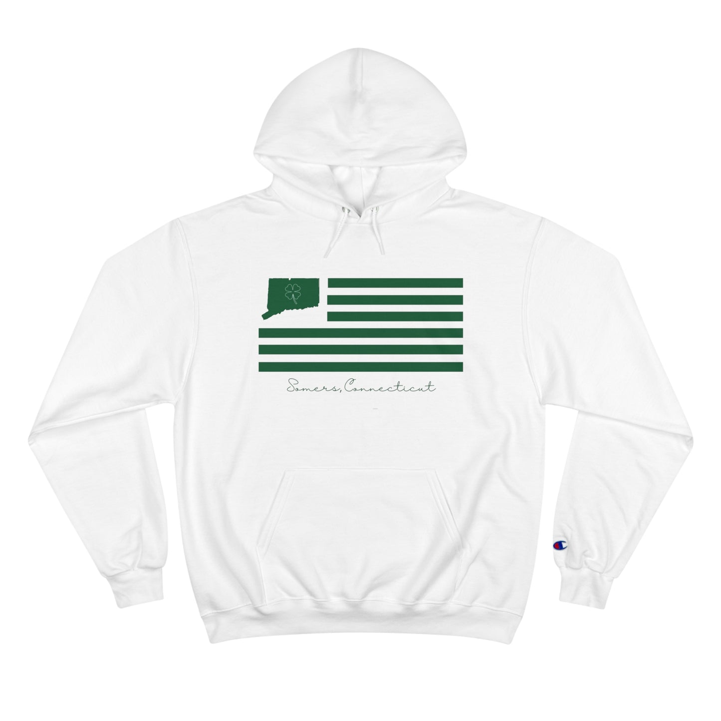 Somers Connecticut St. Patrick’s Day Flag Champion Hoodie