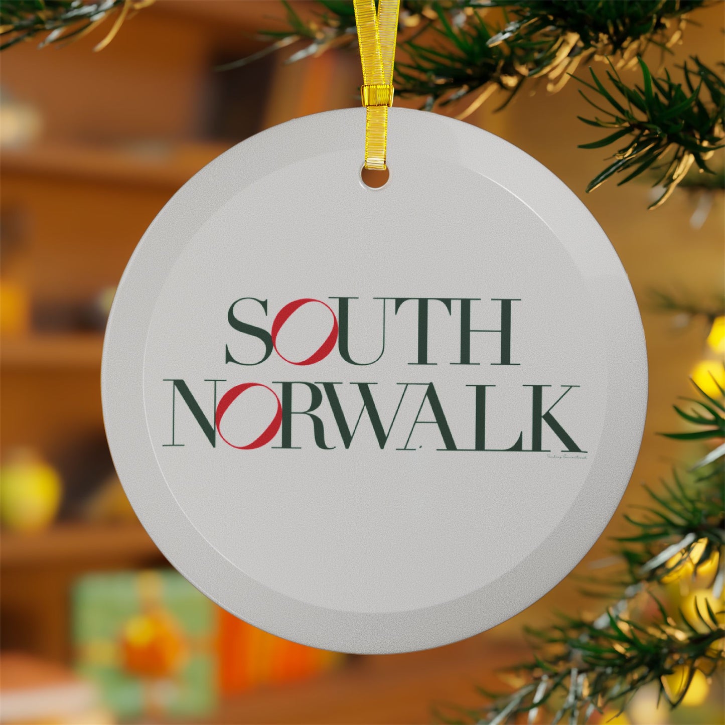 41 Tilt South Norwalk Glass Ornaments