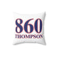 860 Thompson Red, White & Blue  Spun Polyester Square Pillow