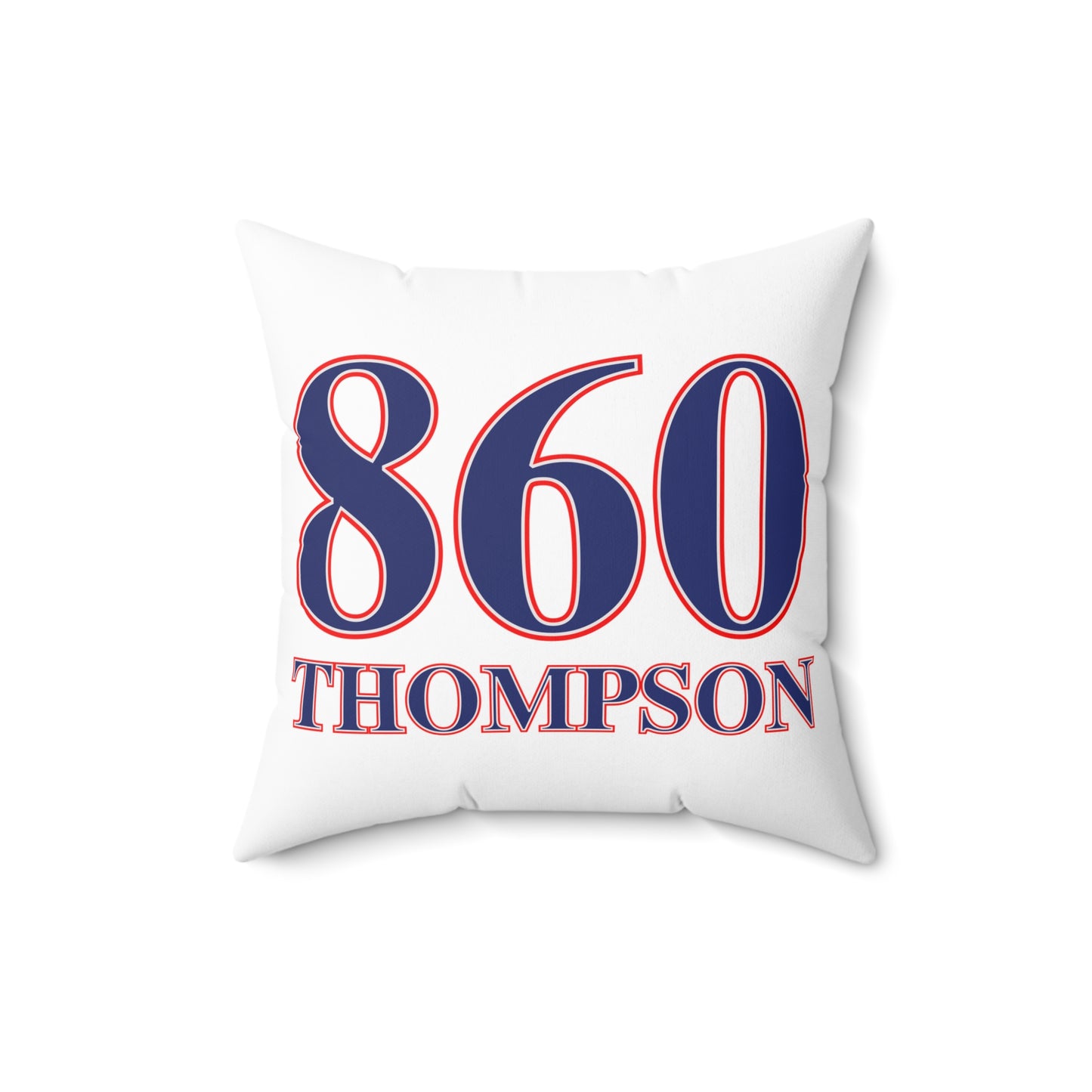 860 Thompson Red, White & Blue  Spun Polyester Square Pillow
