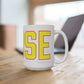 Goose Zip Code Yellow & Pink Mug 15oz
