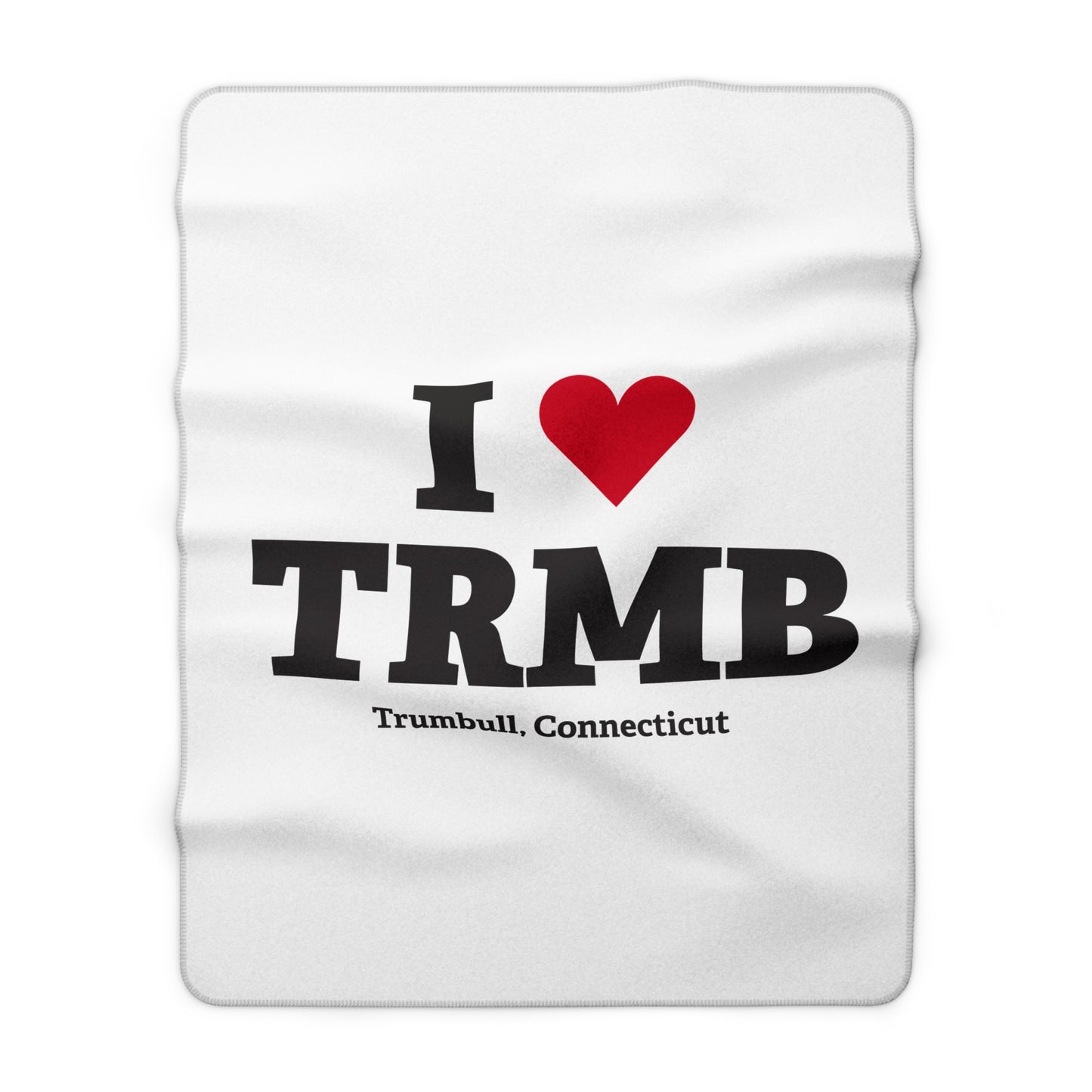 I Heart TRMB Sherpa Fleece Blanket