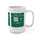 Vintage Merritt Parkway Exit 50 Sign Mug 15oz