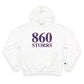 860 Storrs Red, White & Blue Champion Hoodie