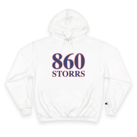 860 Storrs Red, White & Blue Champion Hoodie
