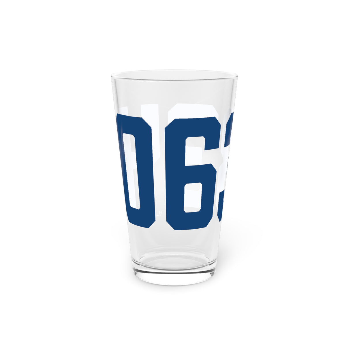 06334 Bozrah Connecticut Zip Code Pint Glass, 16oz