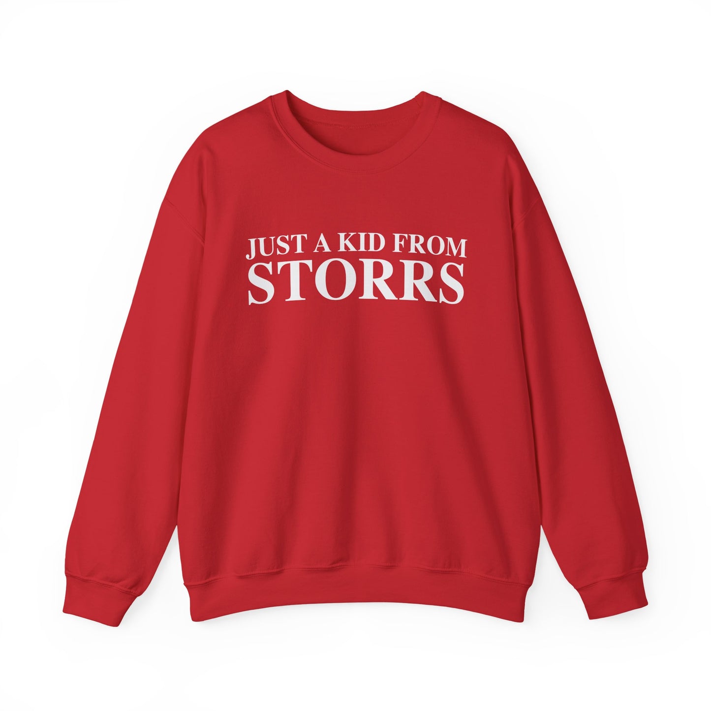 Just a kid from Storrs Unisex Heavy Blend™ Crewneck Sweatshirt