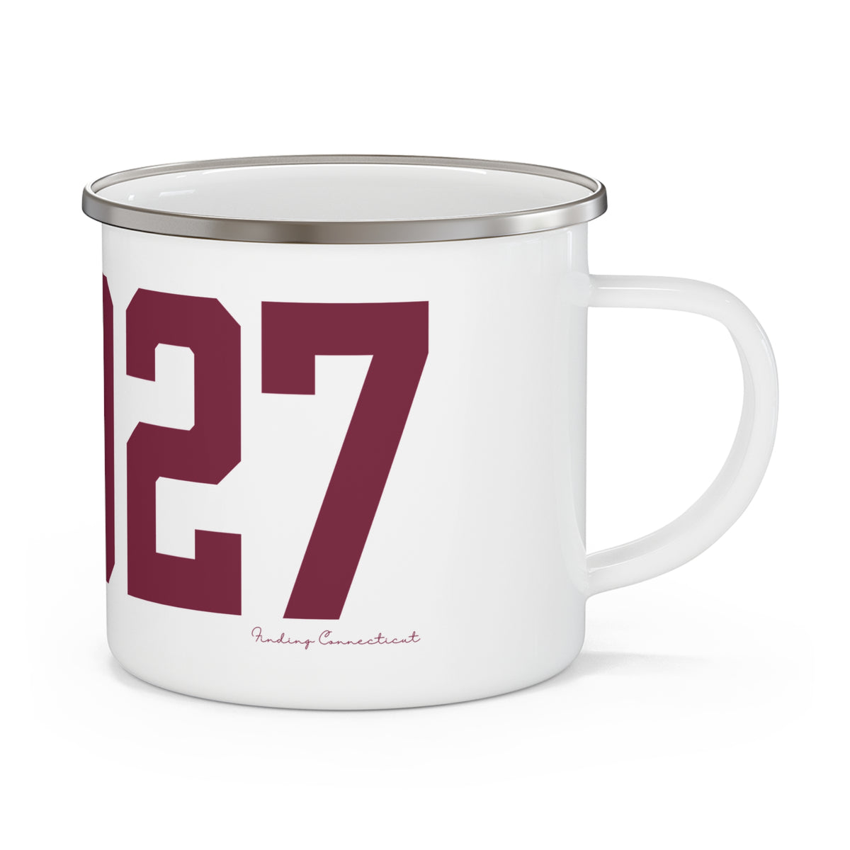 06027 Hartland Connecticut Zip Code Enamel Camping Mug