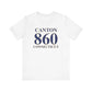 Canton 860 Connecticut Unisex Jersey Short Sleeve T-Shirt