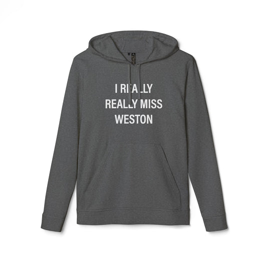 I Really Really Miss Weston adidas Unisex Fleece Hoodie