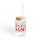 Just a kid from Sasco Hill Sipper Glass, 16oz