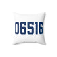 06516 West Haven Connecticut Zip Code Polyester Square Pillow