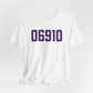 06910 Stamford Connecticut Zip Code Unisex Jersey Short Sleeve T-Shirt