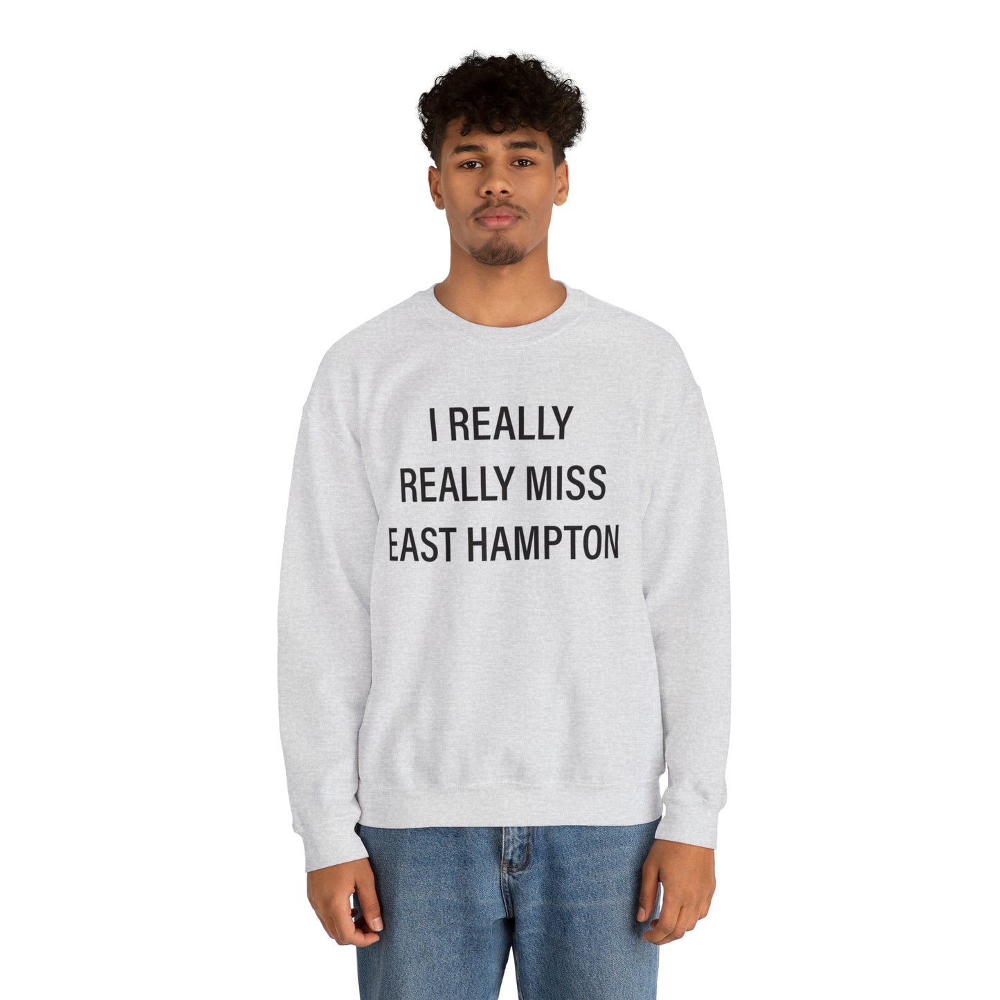 I Really Really Miss East Hampton Unisex Heavy Blend™ Crewneck Sweatshirt