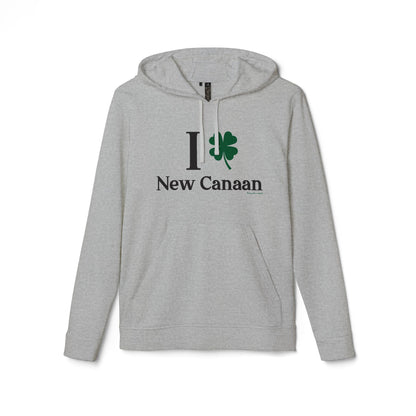 I Clover New Canaan adidas® Unisex Fleece Hoodie