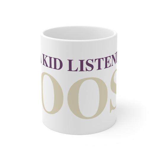 Just a kid Listening  to Goose - Cream & Purple Mug 11oz